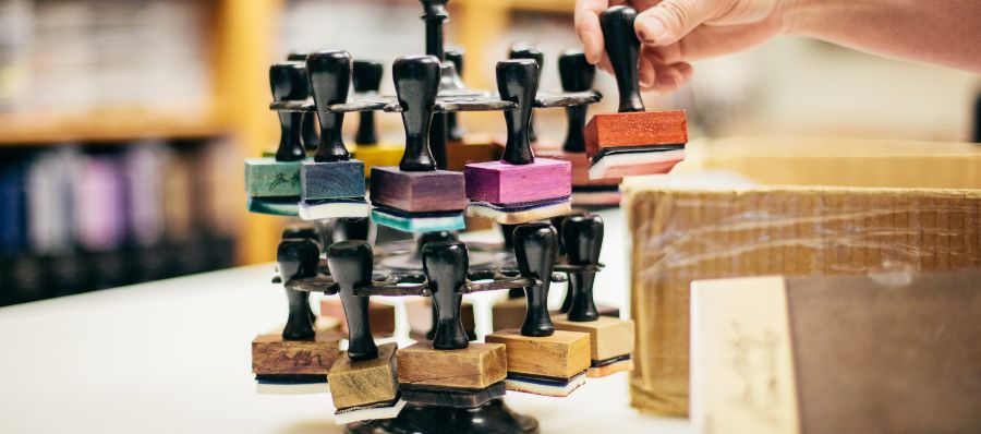 Rubber Stamp Storage