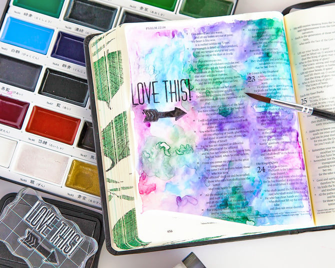 Inspired Faith Art Journaling in Your Bible with Rebekah R Jones