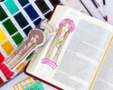 Lesson 9  Gansai Tambi Watercolored Stamped Images