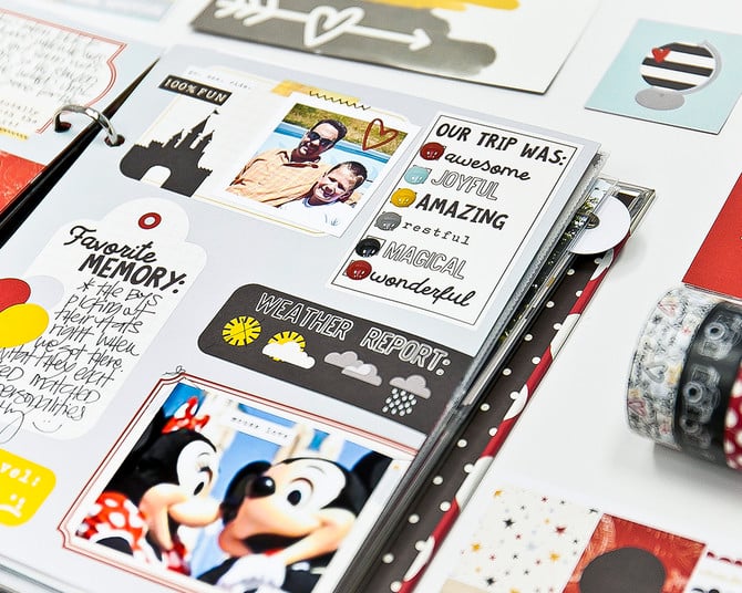 HOW TO START A TRIP JOURNAL / SCRAPBOOK, Disney Scrapbook, What To Use