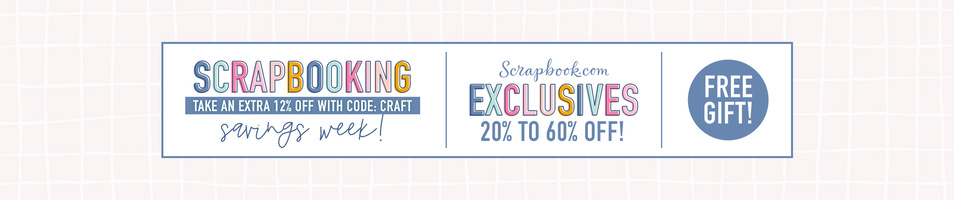 Scrapbooking Savings! Take 9% OFF With Code: Craft