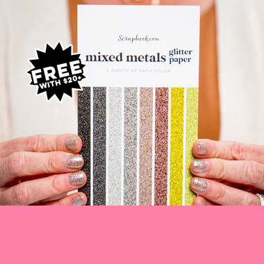 FREE w/ $20: Mixed Metals Slimline Paper Pad