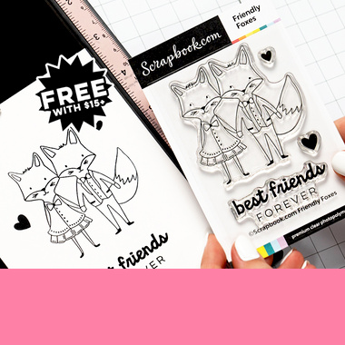 FREE w/ $15: Exclusive Friendly Foxes Stamp Set