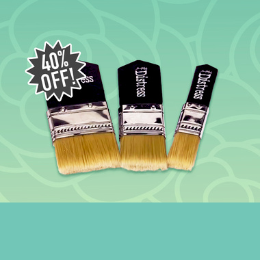 Flash Deal: Tim Holtz Distress Collage Brush 3-Pack (40% OFF)