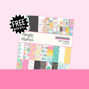 FREE w/ $15: Simple Stories Crafty Things 6x8 Paper Pad