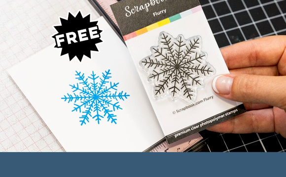 FREE: Flurry Snowflake Stamp