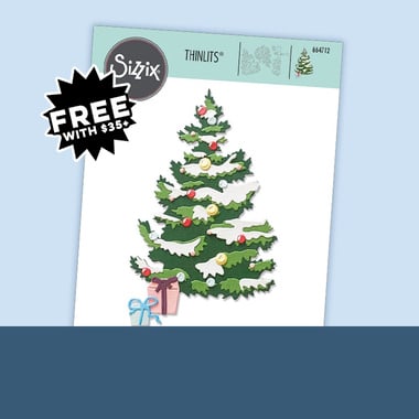 FREE w/ $35+: Layered Christmas Tree Die Set