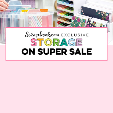 Scrapbook.com Storage ON SUPER SALE