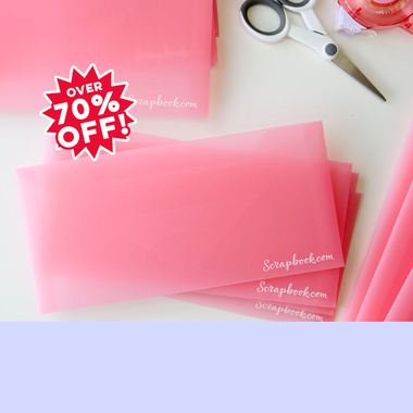 FLASH DEAL: Exclusive Pink Slimline Storage Envelopes