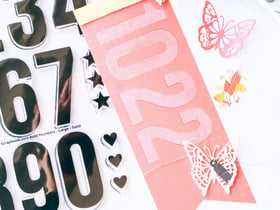 Bold Letter and Number Stamps