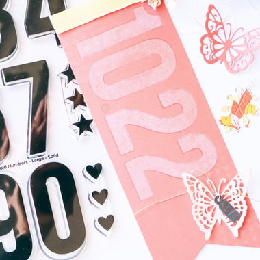 Bold Letter and Number Stamps
