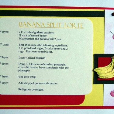 Banana Torte