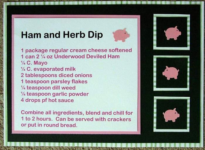 Ham and Herb Dip Recipe