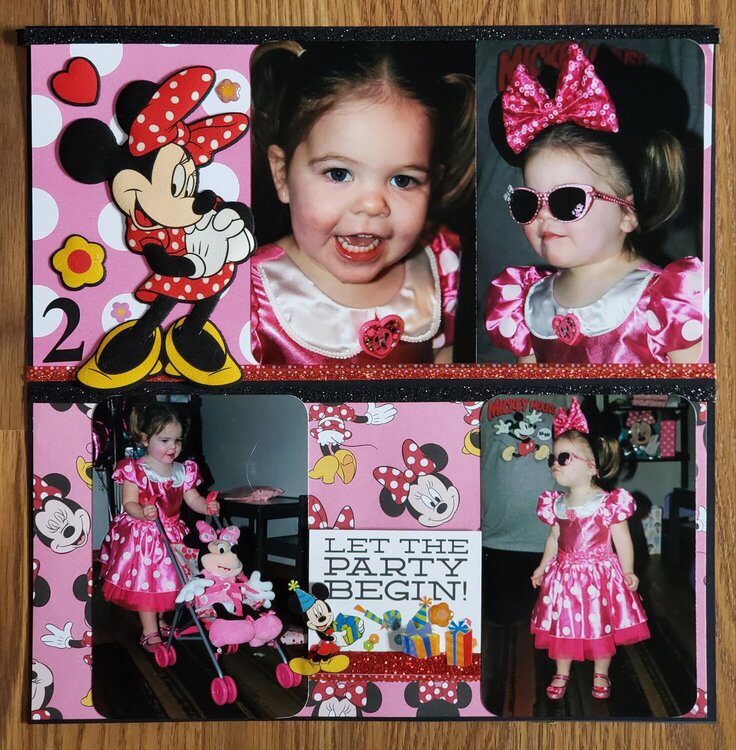 Nora Minnie Mouse Two B-Day