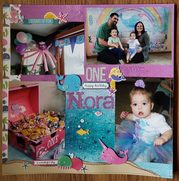 Nora (Narwhal) First Birthday