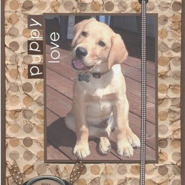 Puppy Love *As seen in Memory Makers 501 Scrapbook Pages Idea Book*