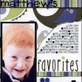 Matthew's Favorites @ 5 *Junkitz*