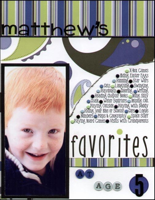 Matthew&#039;s Favorites @ 5 *Junkitz*