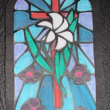 Easter Stained Glass
