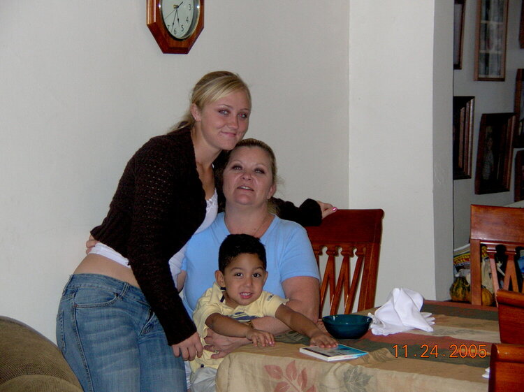 Mom, Amber and Aaron