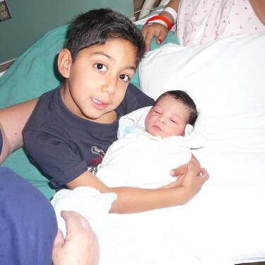 Big Brother Aaron and Baby Brother Nicklas