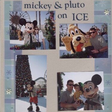 Mickey &amp;amp; Pluto on ice