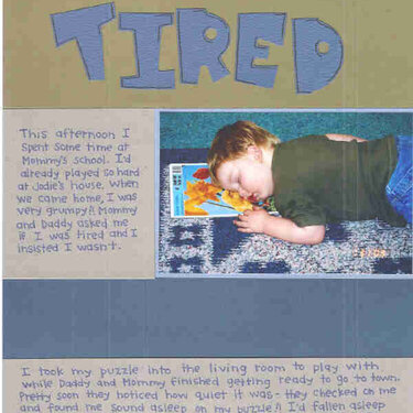 I&#039;m Not TIRED, really!