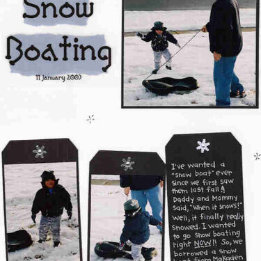 Snow Boating