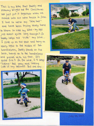 &quot;My Bike&quot; page 2