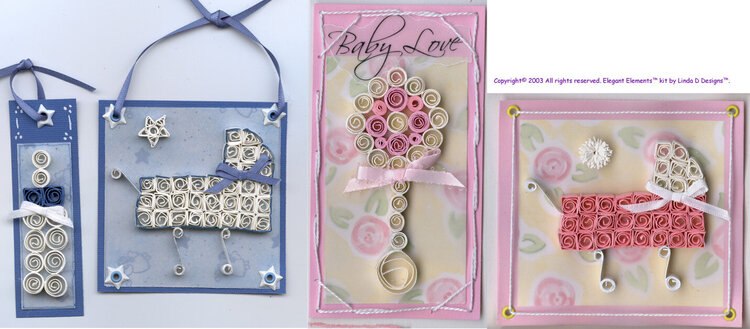 Quilled Baby Stuff - More FUN with Quilling