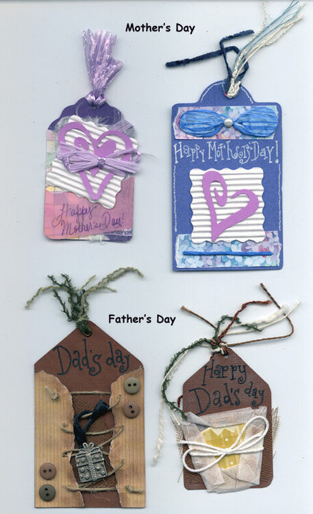 Tags Swap - Mother&#039;s &amp;amp; Father&#039;s Days Tags