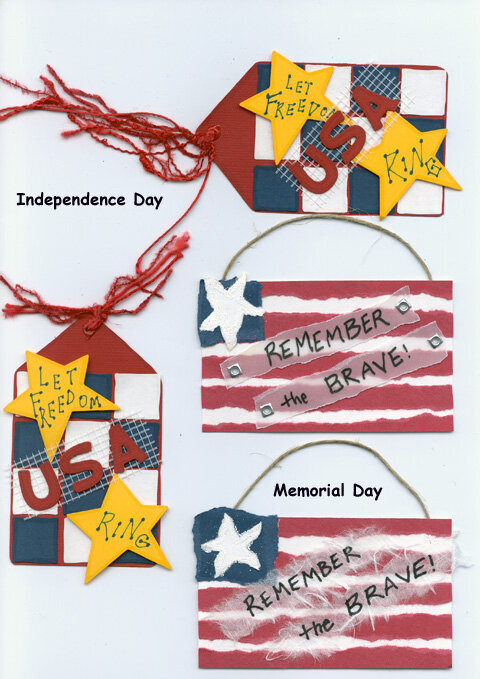 Tags Swap - Independence and Memorial Days tags