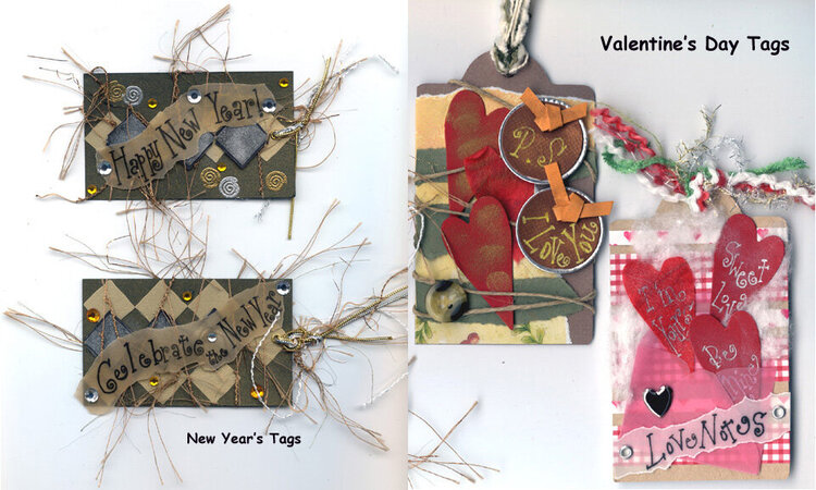 Tags Swap - New Year&#039;s &amp;amp; Valentine&#039;s Day Tags