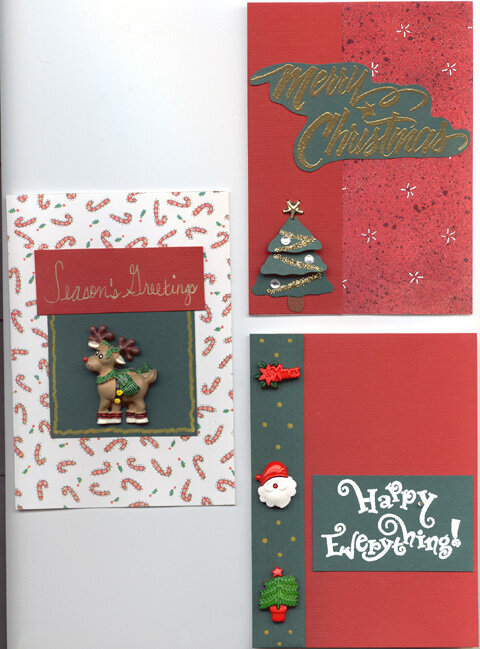 Christmas Cards buttons