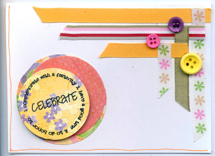 Celebrate card