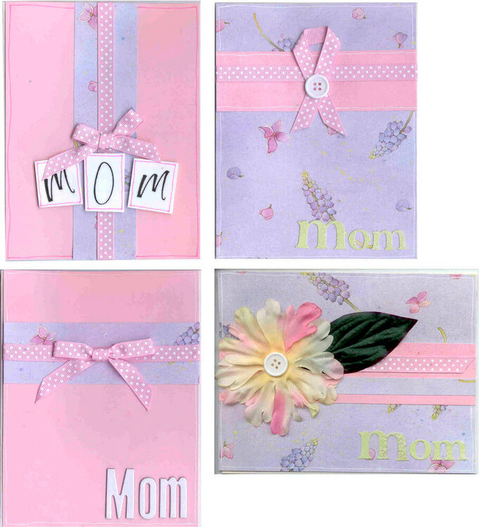 Handmade Cards for Prizes (Happy Mom&#039;s Day)