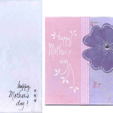 Happy Moms Day - handmade cards for school fundraiser