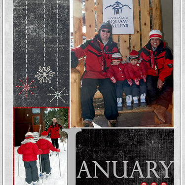 January 2008 Calendar page