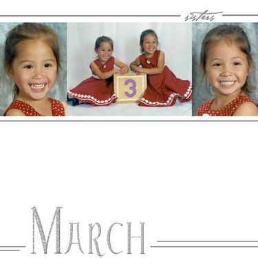 March 2008 Calendar page