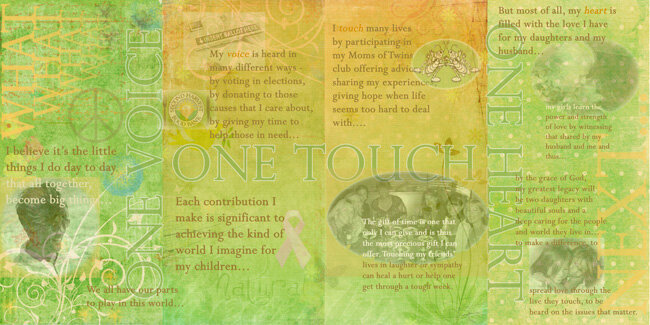 One Voice, One Touch, One Heart