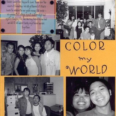 color my world with friendship