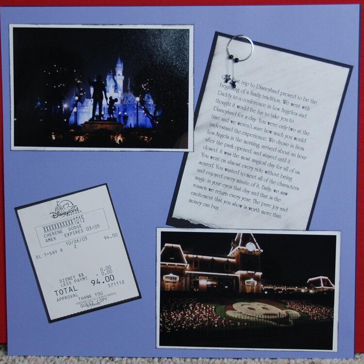 Last page of Disneyland