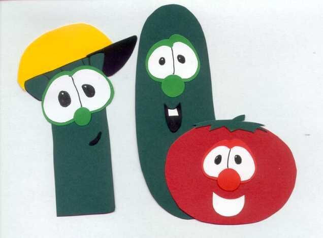 Veggie Tales Paper Piecing