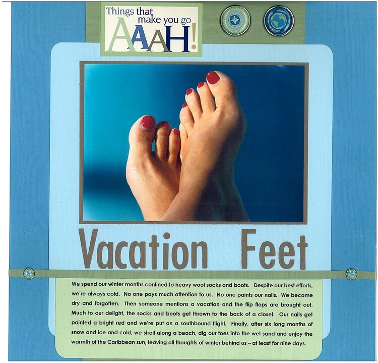 Vacation Feet