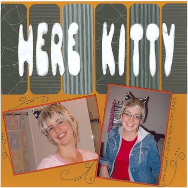 (#5 - scrap challenge) Here Kitty