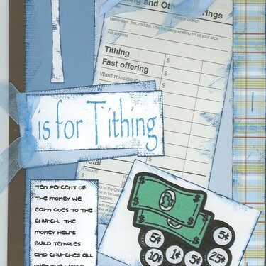 T is for Tithing