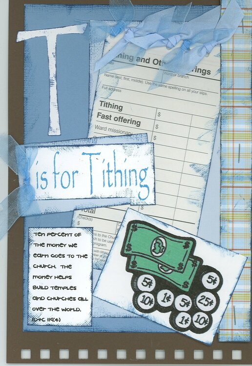 T is for Tithing