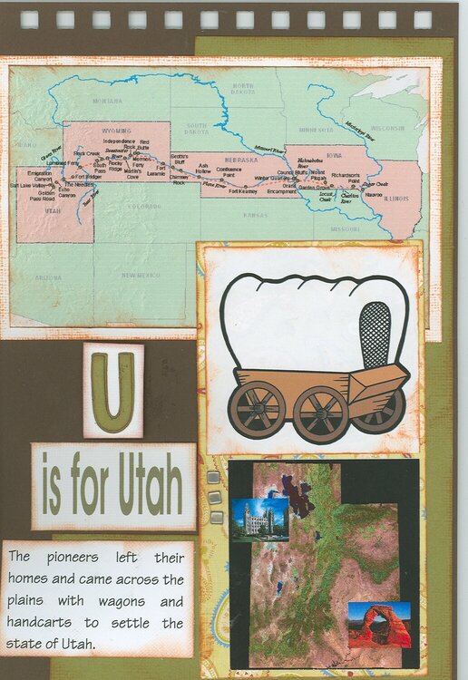 U is for Utah