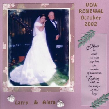 01 Vow Renewal Title Page