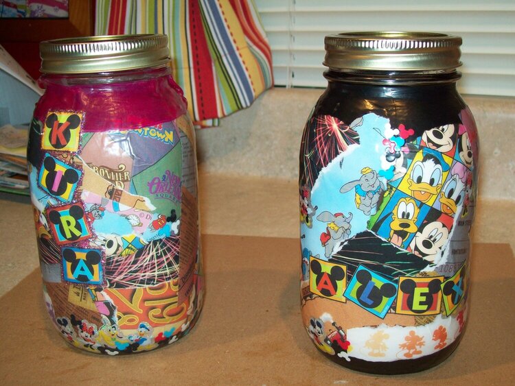 Kids Disney saving jars